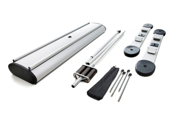Roll-Up Duo Outdoor, sistema incl. stampa